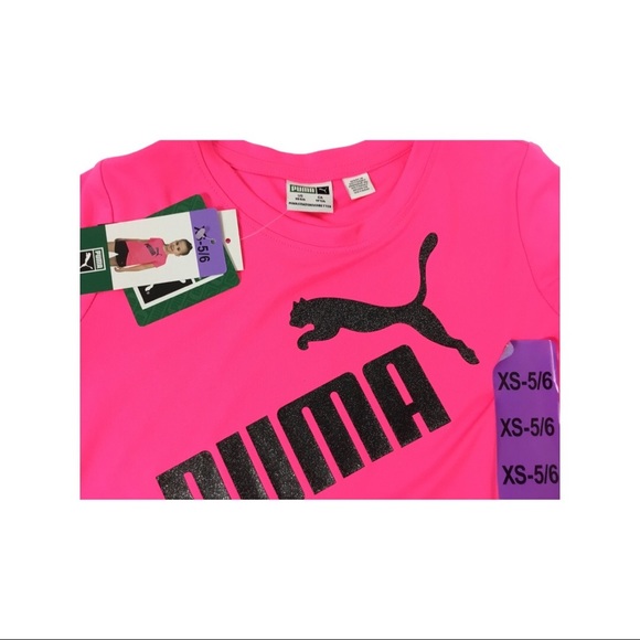 PUMA Girls Tops Size XS 5/6 Set of 2 NWT - Picture 4 of 7